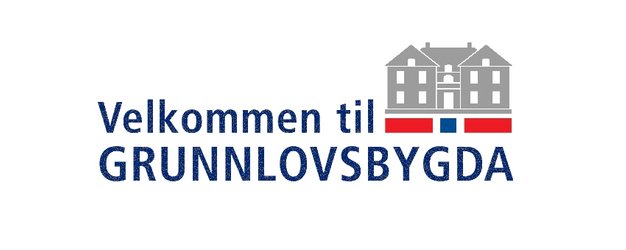 Logo for grunnlovsbygda. Utført for Eidsvoll kommune.